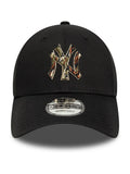 New Era Black New York Yankees Essential Camo Cap