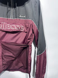 Ellesse santonio black and maroon tracksuit