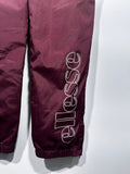 Ellesse santonio black and maroon tracksuit