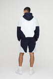 Oversized Color Block Tracksuit With Shorts - MAN