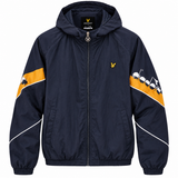 Lyle & Scott x Diadora Hooded Windbreaker – Navy/Gold
