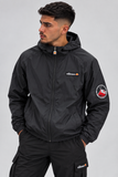 Ellesse Hooded Windbreaker Jacket – Black