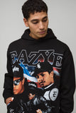 Oversized Eazy-E License Printed Hoodie