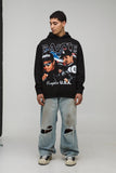 Oversized Eazy-E License Printed Hoodie