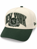 New Era New York Yankees Heritage Crest Cap – Cream & Forest Green