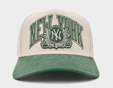 New Era New York Yankees Heritage Crest Cap – Cream & Forest Green
