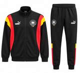 Puma Germany Handball Tracksuit – Black / Red / Yellow