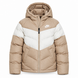 NIKE WINTER JACKET NSW SYNTHETIC-FILL - KHAKI/LIGHT BONE/WHITE KIDS
