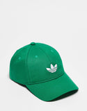 adidas Originals Adicolor classic trefoil baseball cap in semi court green