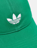 adidas Originals Adicolor classic trefoil baseball cap in semi court green