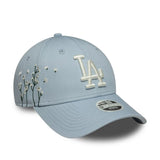 New Era LA Dodgers MLB Floral Icon Pastel Blue 9FORTY Adjustable Cap