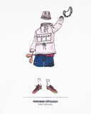 Weekend Offender Chabet Graphic T-Shirt White