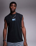 Nike Training Gym Life graphic vest in black T-shirt