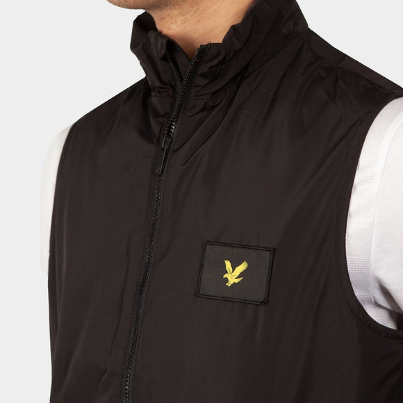 Lyle & Scott Mens Black Packable Gilet