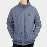Lyle & Scott Mens Blue Hooded Pocket Jacket
