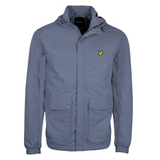 Lyle & Scott Mens Blue Hooded Pocket Jacket