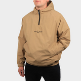 Fred Perry Mens Embroidered Half Zip Jacket