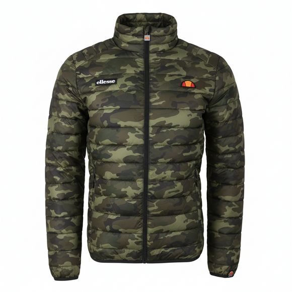 Ellesse Mens CAMO Francesco Padded Jacket