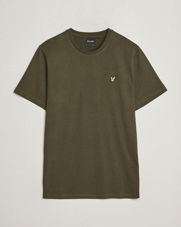 Lyle and scott COTTON CREW NECK T-SHIRT OLIVE JUNIORS