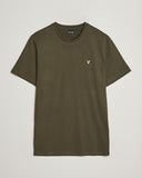 Lyle and scott COTTON CREW NECK T-SHIRT OLIVE JUNIORS