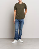 Lyle and scott COTTON CREW NECK T-SHIRT OLIVE JUNIORS