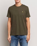 Lyle and scott COTTON CREW NECK T-SHIRT OLIVE JUNIORS