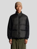 Funnel Neck Hybrid Zip Through Jumper - Hybrid jackets