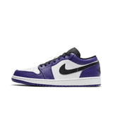 Jordan 1 Low Court Purple White