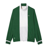 Lacoste Zip Neck Long Sleeve Athletic Tracksuit in Green