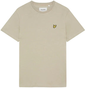 Lyle and Scott Mens Plain T Shirt Khaki Smoke