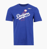 T-SHIRT NIKE DODGERS COOP LOGO TEE BLUE