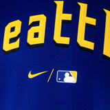 Nike Seattle Mariners MLB Therma City Connect Hoodie blue-yellow