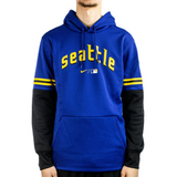 Nike Seattle Mariners MLB Therma City Connect Hoodie blue-yellow