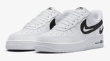 Nike Air Force 1 Low Cut Out Swoosh Black