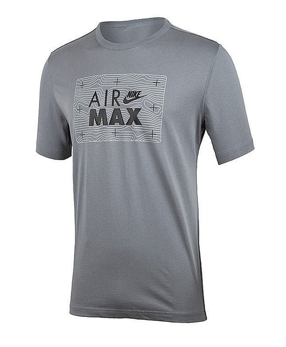 NIKE AIR MAX BOX T-SHIRT MENS GREY