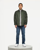 Hynde Over-Shirt Black Forest Green