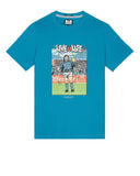 Weekend Offender  Opus Graphic T-Shirt Kingfisher Blue