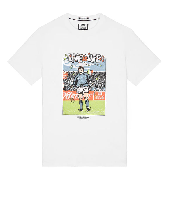 Opus Graphic T-Shirt White – Weekend Offender