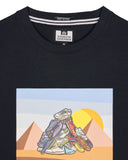 Weekend Offender  Geeza Graphic T-Shirt Navy