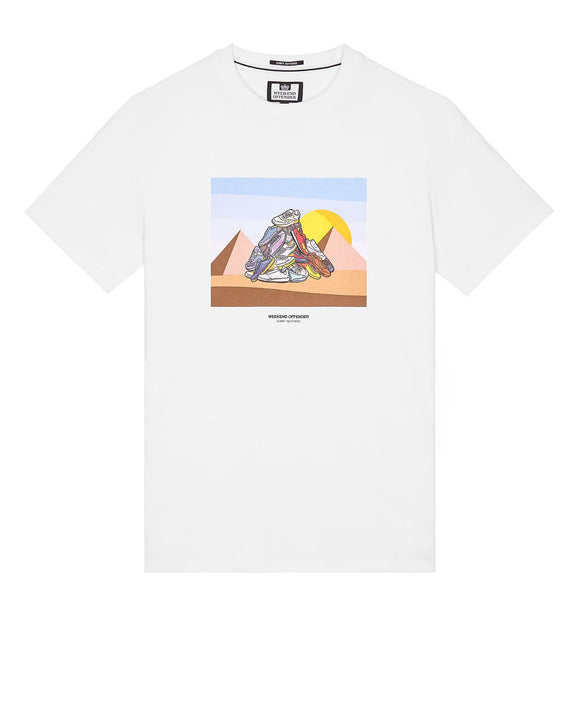 Weekend Offender  Geeza Graphic T-Shirt White