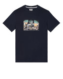 Weekend Offender  Strangedays Graphic T-Shirt Navy
