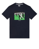 Weekend Offender  Saturday Kids Graphic T-Shirt Navy