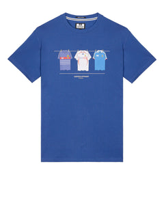 Weekend Offender France T-Shirt Cobalt Blue