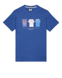 Weekend Offender France T-Shirt Cobalt Blue