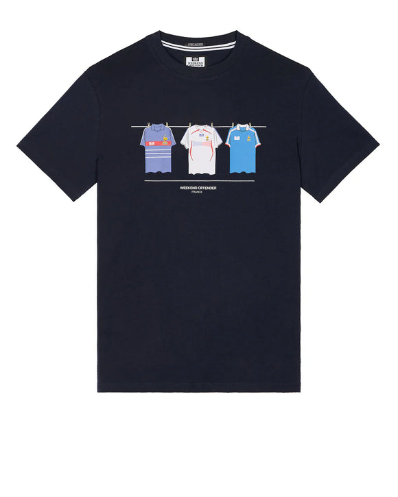 Weekend Offender France T-Shirt Navy