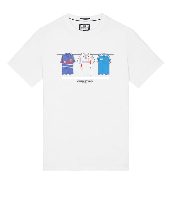 France Shirts T-Shirt White – Weekend Offender