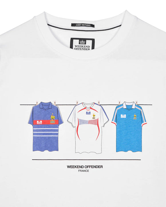 Weekend Offender France Shirts T-Shirt White