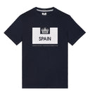 Country Series Spain T-Shirt Navy/White