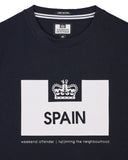 Country Series Spain T-Shirt Navy/White