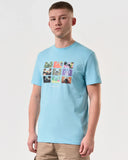 Weekend Offender Hanover Graphic T-Shirt Saltwater Blue